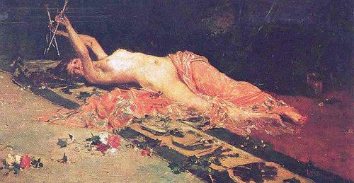 Juan Luna Odalisque painting